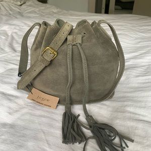 J. Crew | Suede Bucket Bag | NWT